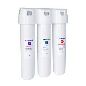 Проточная система Аквафор Кристалл Эко (К3-К2-К7В) со смесителем C126